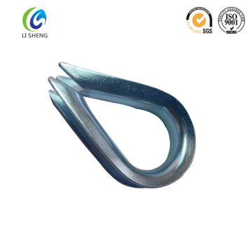 Commercial type wire rope thimble